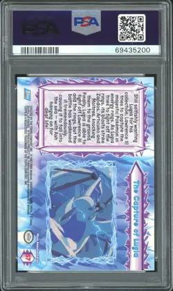 2000 Topps Pokemon The Movie 2000 The Capture of Lugia Holo Foil #57 PSA 9 MINT - Image 2