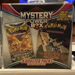 Pokemon TCG Mystery Power Box SEALED Chase Pack Seeded 1:10 (10 Booster Packs) - Image 3