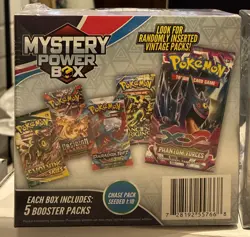 Pokemon TCG Mystery Power Box SEALED Chase Pack Seeded 1:10 (10 Booster Packs) - Image 4