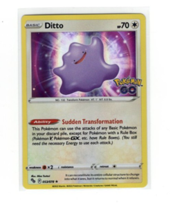 2021 Pokemon GO Ditto Holo Rare 053/078 - Image 1