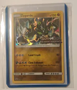 Pokemon TCG Zygarde - SM48 - (Staff) Pre-Release Promo - SM Burning Shadow - NM - Image 3