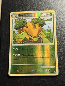 Pokemon TCG: Grotle Unleashed 31/95 Reverse Holo, English, MP - Image 1