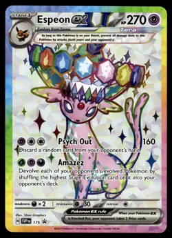 Pokemon TCG SV Promos #175 Espeon EX - Image 1