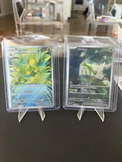 White Flare Lot - Leavanny 089 + Virizion 095 Illustration Rares NM Pokemon TCG - Image 4