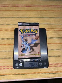 Pokemon 1st Edition Fossil Set Sealed Booster Pack Auction Starts at 88 Cents! - Image 1