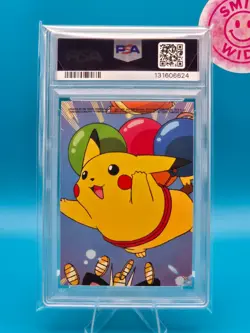 PSA 9 - 2000 TOPPS POKEMON TV ANIMATION SERIES 2 STICK-ONS 4 ARBOK - Image 2