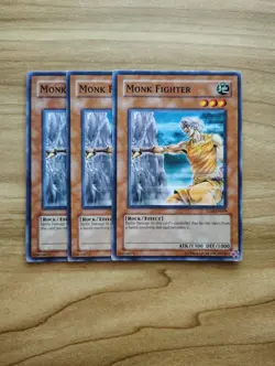 Yu-Gi-Oh! - Monk Fighter 3X - Complete Playset - Image 1