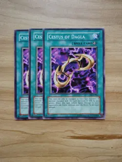 Yu-Gi-Oh - Cestus Of Dagla 3X - Full Playset - Image 1