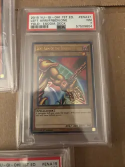 Konami Yu-Gi-Oh! 2015 Exodia the Forbidden One YGLD Deck PSA Graded Complete Set - Image 4