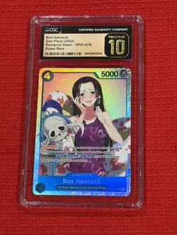 2024 One Piece Premium The Best Boa Hancock SR #OP01-078 CGC 10 PRISTINE - Image 1