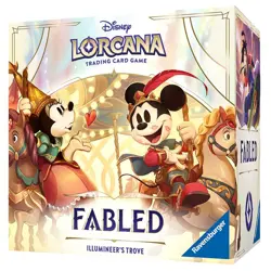 Ravensburger Disney Lorcana TCG Trove Set 9 Fabled - Secure Card Storage - Inclu - Image 1
