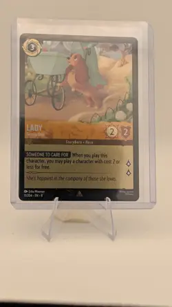 Lady Family Dog 11 / 204 Reign of Jafar Rare Cold Foil Disney Lorcana - Image 1