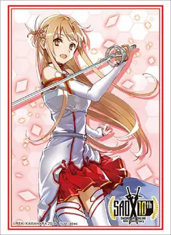 Bushiroad High Grade Sleeves - Sword Art Online 10th Anniv. Key Visual Asuna - Image 1