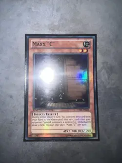 Maxx "C" CT09-EN012 Super Rare Limited Edition YuGiOh Card LP - Image 1
