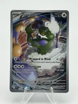 Tornadus 210 Misprint Crimped Sv: Scarlet & Violet Promo Cards Holo Pokemon - Image 1