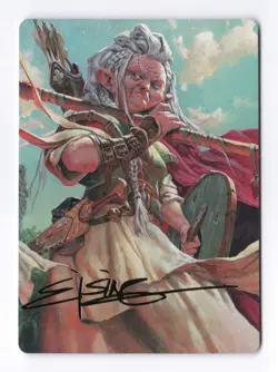 Brigid, Clachan's Heart Art Card (Gold Stamped) MTG Art Series: Lorwyn Eclipsed - Image 1