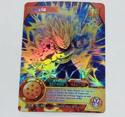 Vegeta - Dragon Ball Super Trading Card Sr No.006 Rainbow Holo Foil Tc5 - Image 1