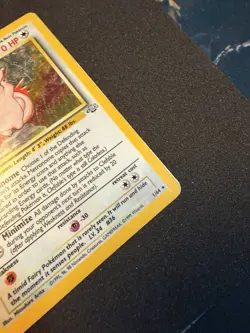 Clefable Jungle 1/64 Holo Rare Pokemon Card heavy played - Image 2