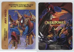 1995 Marvel Overpower CCG Special Character Cards Spider-Man - Image 3