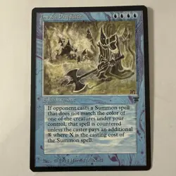 MTG: Invoke “Prejudice” - Legends - English - Rare - NM - Banned Card - - Image 1