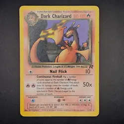 Dark Charizard - 21/82 - Pokemon Team Rocket Unlimited Rare Card WOTC HP - Image 1