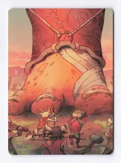 Meek Attack Art Card (Gold Stamped) 39/54 MTG Art Series: Lorwyn Eclipsed ASECL - Image 1