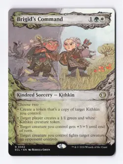 Brigid's Command (Showcase) 0332 (R) MTG Lorwyn Eclipsed (ECL) - Image 1