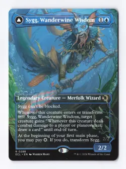Sygg, Wanderwine Wisdom (Borderless) 0288 (R) MTG Lorwyn Eclipsed (ECL) - Image 1