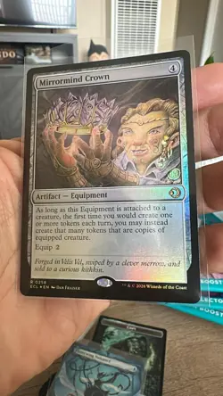 Mirrormind Crown #258 Foil MTG Lorwyn Eclipsed (ECL) Rare Magic The Gathering - Image 1