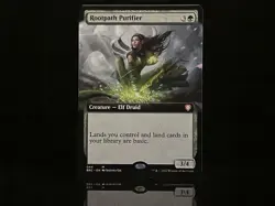 Rootpath Purifier #44 M (Extended Art Non-Foil) MTG The Brothers' War: Commander - Image 1