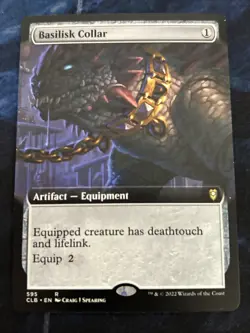 Basilisk Collar (Extended Art) Commander Legends: Battle for Baldur's Gate NM-M - Image 1