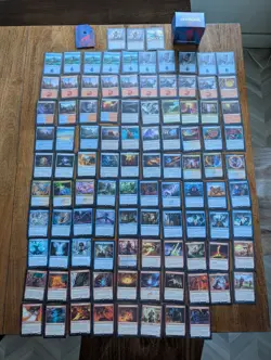 MTG Strixhaven Prismari Performance Commander Deck - Inc Sleeves & deck box - Image 1