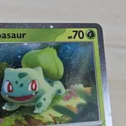 TRIPLE 3 SWIRLS Pokemon TCG Bulbasaur 151 Poster Collection Cosmos Promo SVP 046 - Image 3