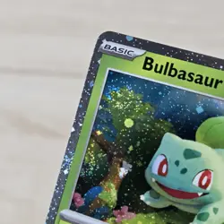 TRIPLE 3 SWIRLS Pokemon TCG Bulbasaur 151 Poster Collection Cosmos Promo SVP 046 - Image 4