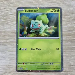 TRIPLE 3 SWIRLS Pokemon TCG Bulbasaur 151 Poster Collection Cosmos Promo SVP 046 - Image 5
