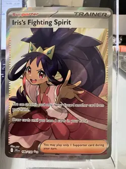 Pokemon TCG Iris's Fighting Spirit - Ultra Rare Journey Together 180/159 - Image 1