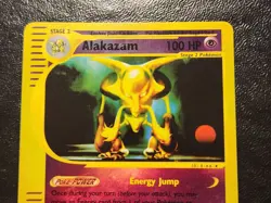 Pokemon TCG Vintage Alakazam 2/144 Skyridge Reverse Holo Kamiya Masago Art - LP - Image 3