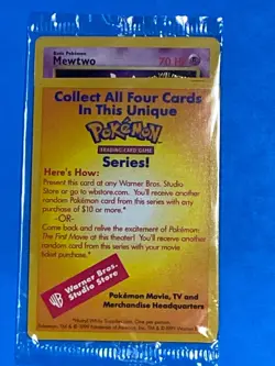 Pokemon 1999 First Movie Black Star Promo Set + Pokemon 2000 Ancient Mew Sealed - Image 2
