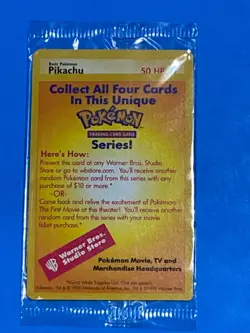 Pokemon 1999 First Movie Black Star Promo Set + Pokemon 2000 Ancient Mew Sealed - Image 5