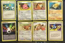 Pokemon Ex FireRed & LeafGreen 8 Card Lot: Cubone, Chansey, Pidgey+ - LP-DMG - Image 1