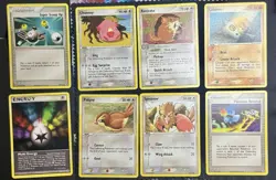 Pokemon Ex FireRed & LeafGreen 8 Card Lot: Cubone, Chansey, Pidgey+ - LP-DMG - Image 2
