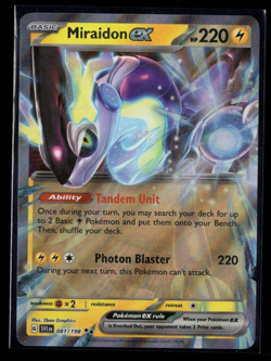Miraidon EX 081/198 Ultra Rare Scarlet & Violet Pokemon TCG Near Mint - Image 1