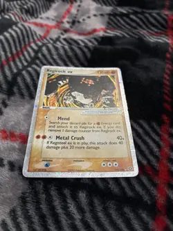 Regirock ex Holo Ultra Rare-99/106-Pokemon TCG:EX Emerald Pokemon Card-MP-HP - Image 2