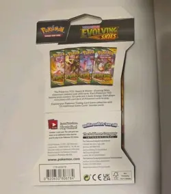 New, Sealed Pokemon TCG Evolving Skies Sleeved Booster Pack Sylveon - Image 2