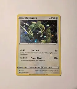 Pokemon Rayquaza Swsh029 Holo Black Star Promo Cosmos Foil NM - Image 1