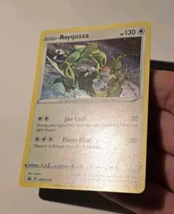 Pokemon Rayquaza Swsh029 Holo Black Star Promo Cosmos Foil NM - Image 3