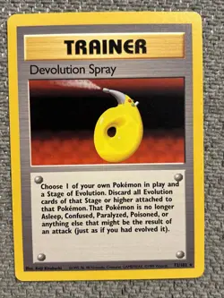 Pokemon TCG Devolution Spray Trainer Base Set 72/102 Regular Card NM / LP - Image 1