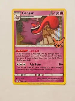 Pokemon TCG Gengar Promo (Trick or Trade Halloween) 057/198 - Image 1