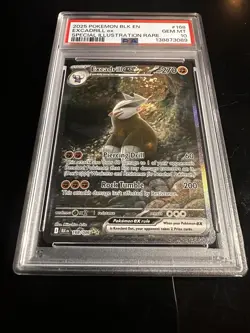 Pokemon Excadrill ex SIR 168/086 Sv: Black Bolt PSA 10 GEM - Image 2