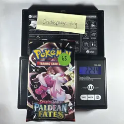 22.44 g Paldean Fates Booster Pack Pokemon TCG New Sealed - Image 1